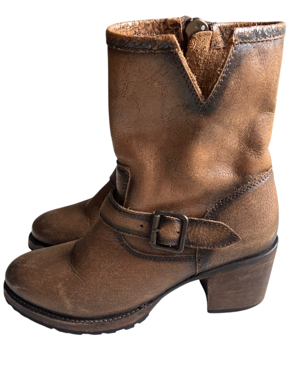 Freebird Carlito harness boots brown 8 - Picture 3 of 8